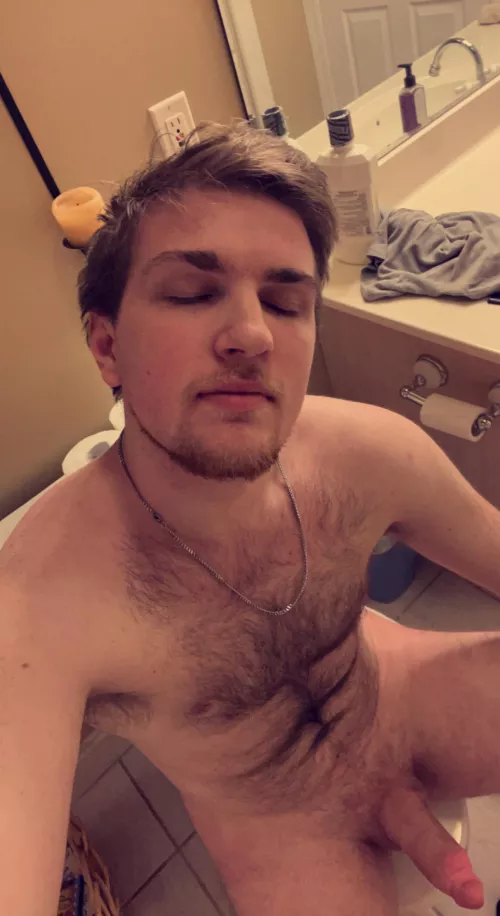 Soft dick hanging out preshower nothing more relaxing by dompeyton21