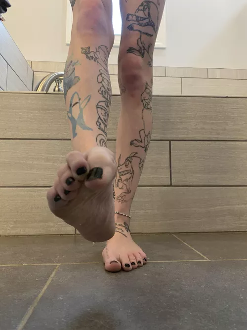Soles, toes, and jewelry. What do you think? by Tattooedfeetsies