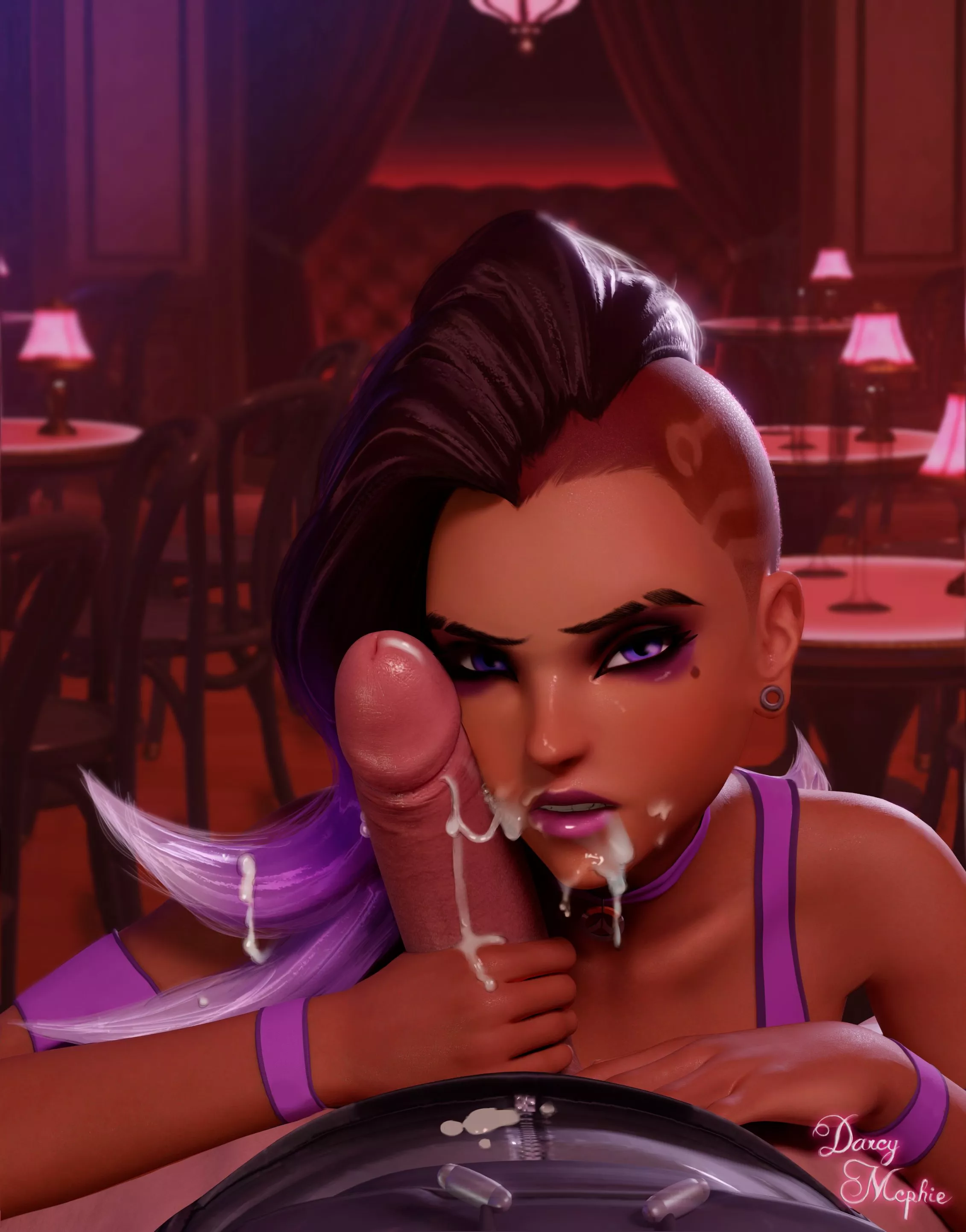 Sombra (Darcy Mcphie) [Overwatch] posted by pouli-