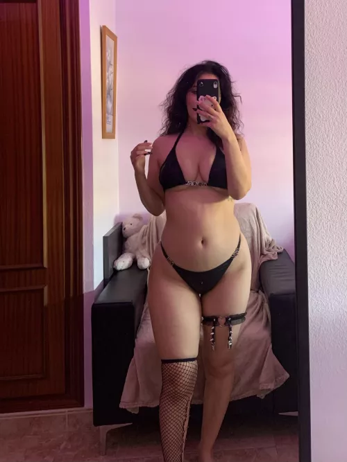 some black bikini :p by ihatevera