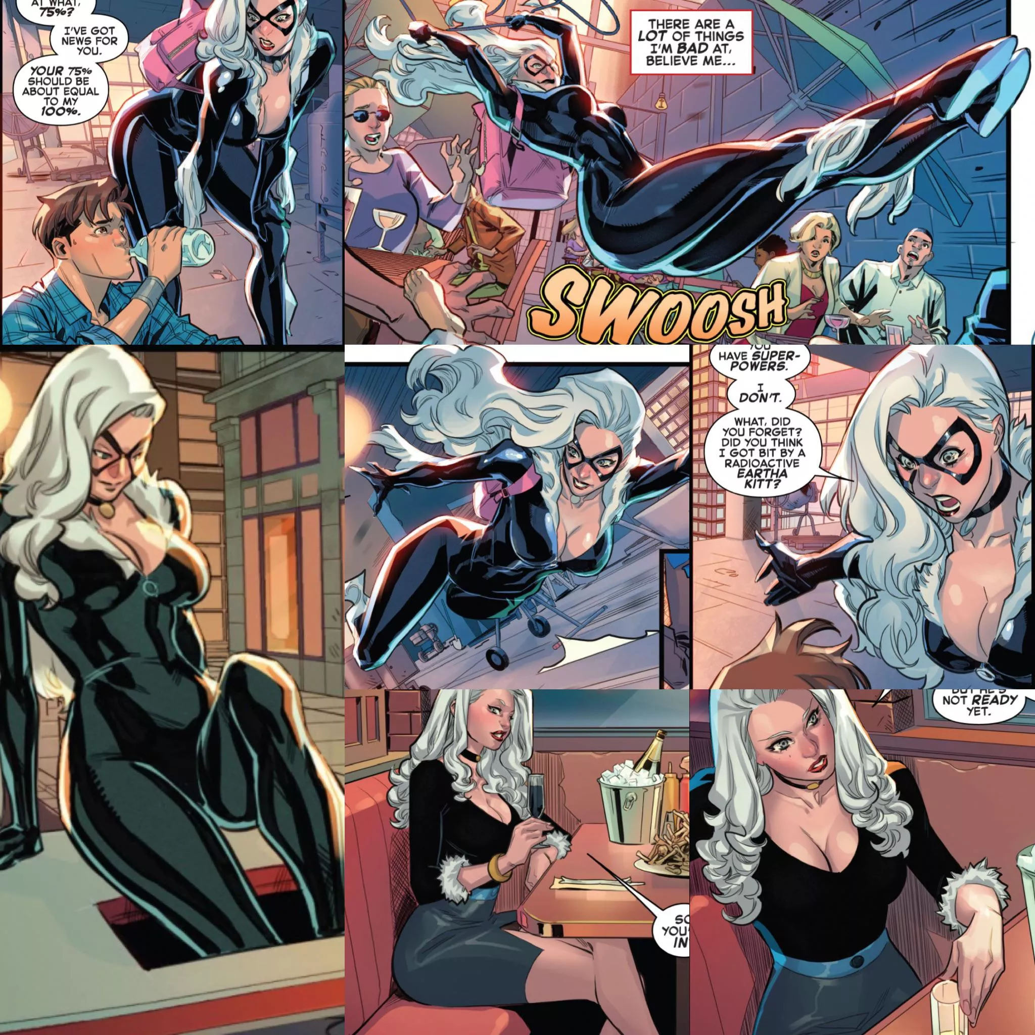 Some Black Cat cheesecake from the recent ASM issue [Amazing Spider-Man #87 2022] posted by Aware-Snow-5549
