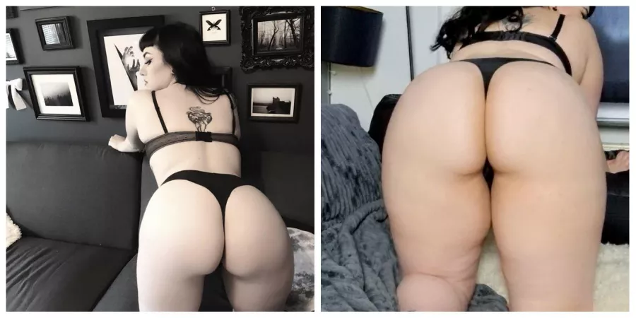 Some butt/thigh gains for you. My size a year ago vs now 🍑 by hmmwelp