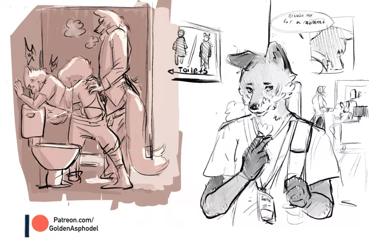 Some concept art for a commissioned comic I am working on! by golden_asphodel