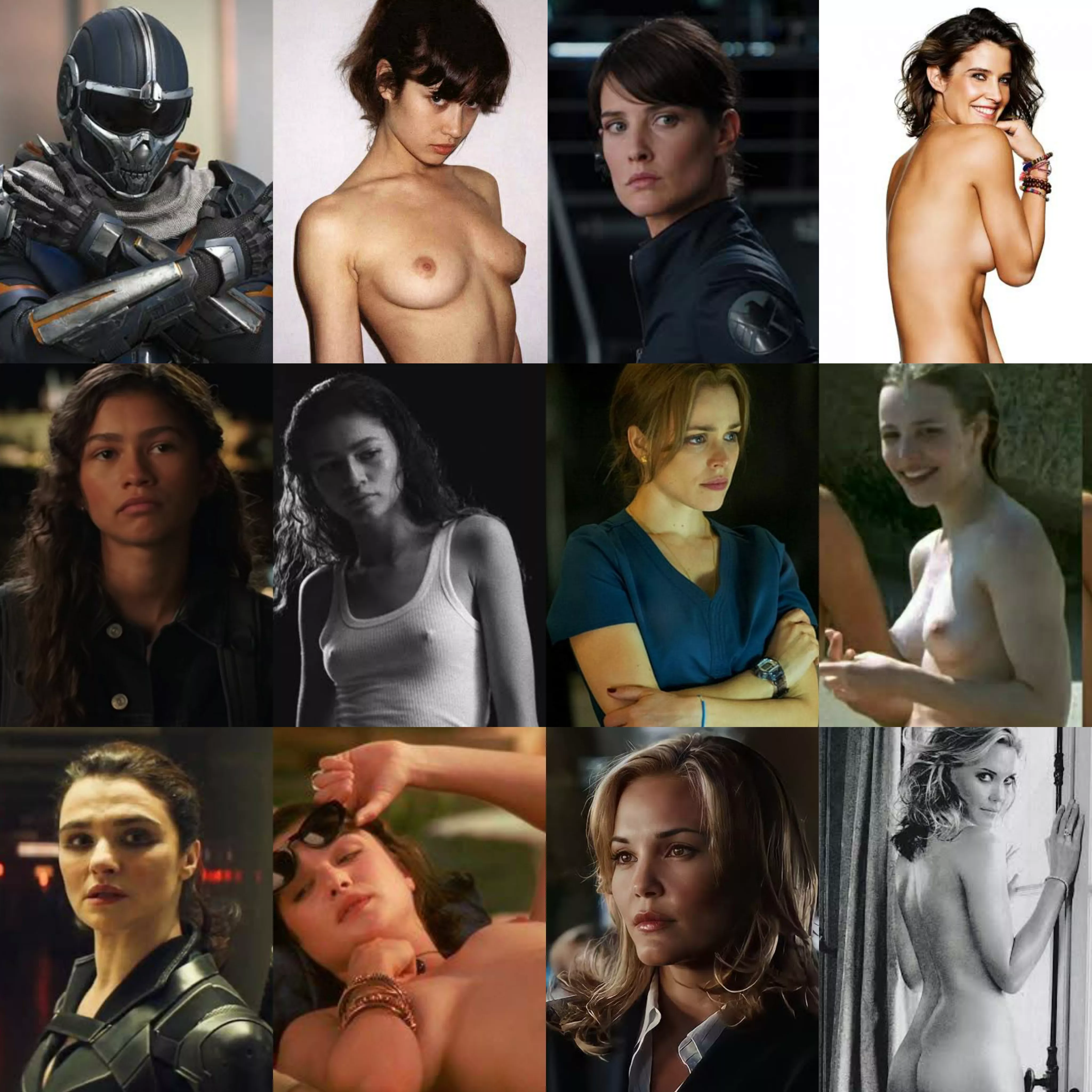 Some fine ladies of the MCU - Part 3 (On/Off) [From Left to Right: Olga Kurylenko, Cobie Smulders, Zendaya, Rachel McAdams, Rachel Weisz, Leslie Bibb] posted by ms04102021