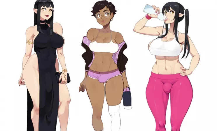 Some Futa Bulges by: (illBoxArt) by Futa_Mercy