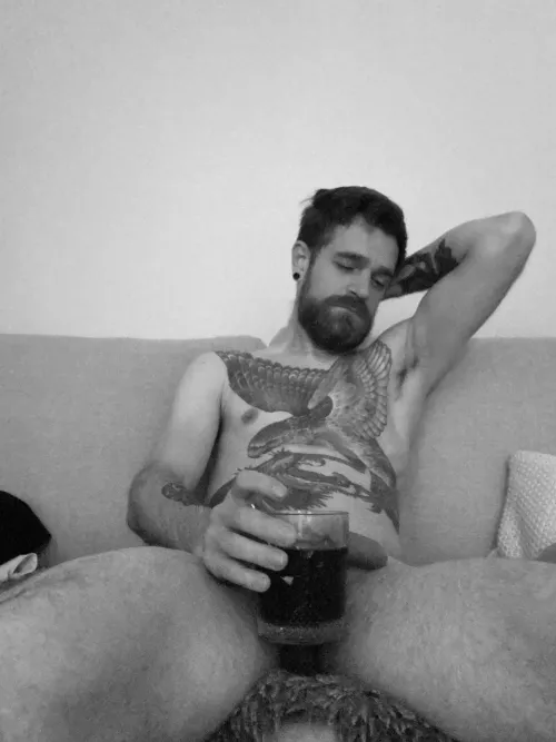 Some mornings are more of a challenge than others. 😴☕️ by snertkom