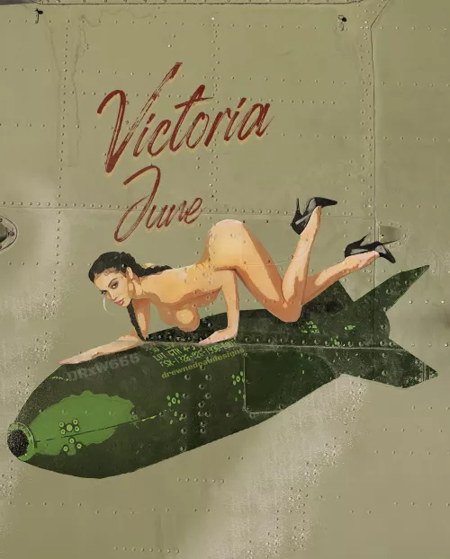 Some Pin Up art I made of Victoria by Drxwlxrdofhvnger