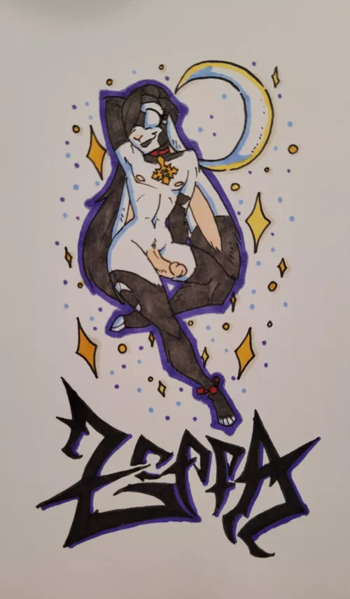 Some traditional art [M] (OC) by Tropical_Zeffa