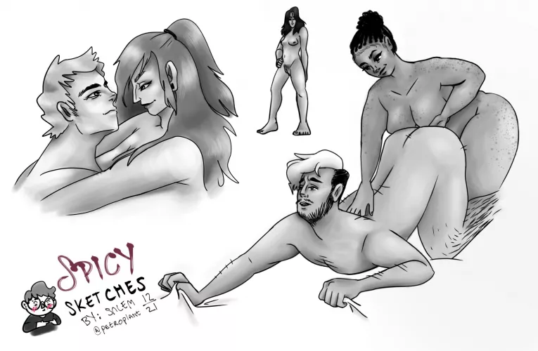 some uhhh warmup sketches from yours truly, thought y’all might like it! by petroplant