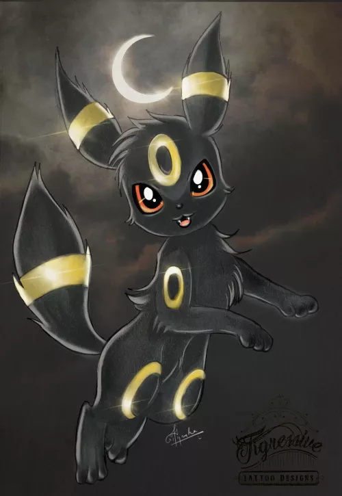 Some Umbreon fanart for you :3 by Tigressive20