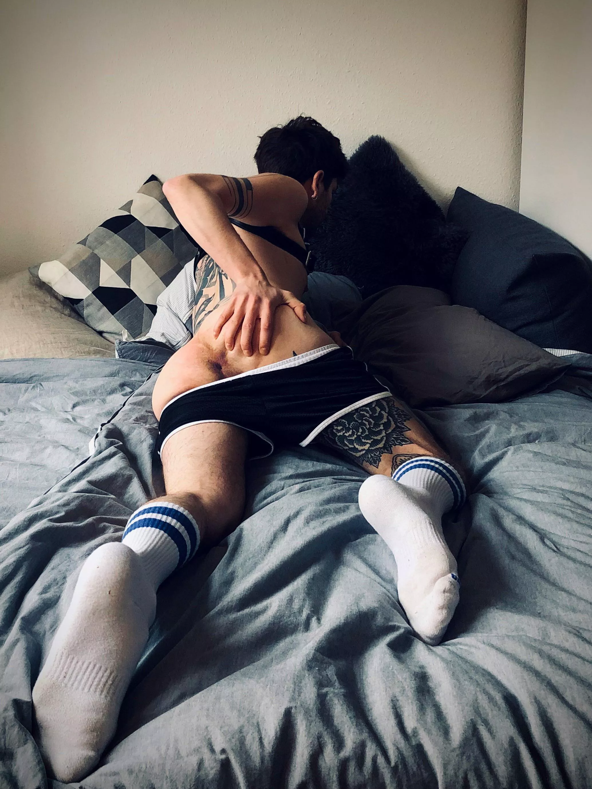 somebody wanna come fuck me out of bed? Pls. 🙏🏻 posted by Scott_Solomon