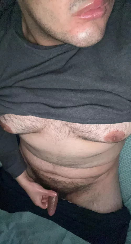 Someone come play with my nipples by Latinoboi_