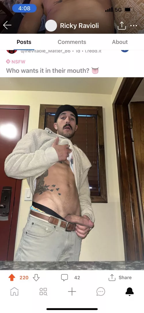 Someone come suck it 👅 by Inevitable_Matter_86