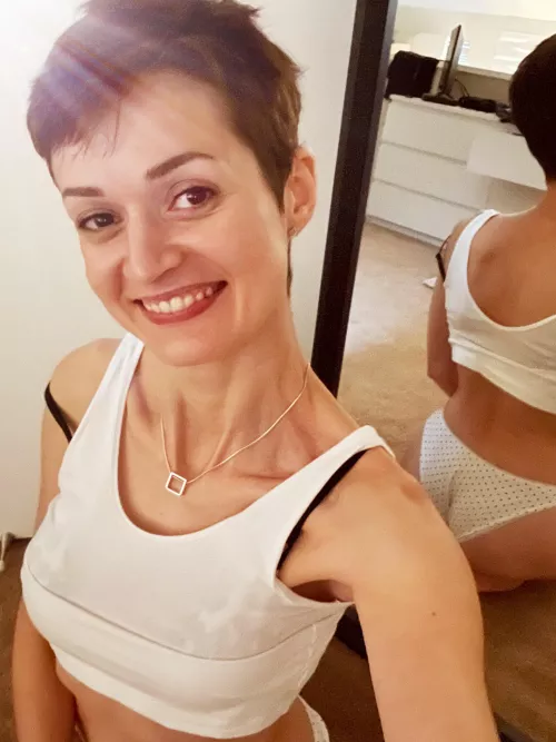 Someone commented that I need longer hair to look more feminine… Would you agree?[F38] by masha_nova