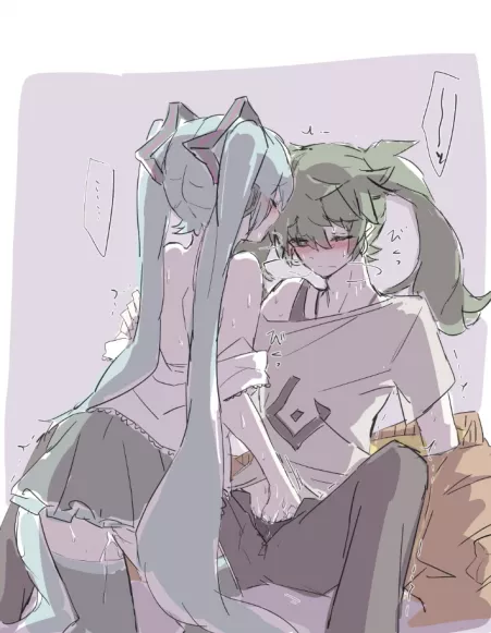 Someone else posted Miku x sand Miku. Is this a thing? This should be a thing :) by ChippyPaige