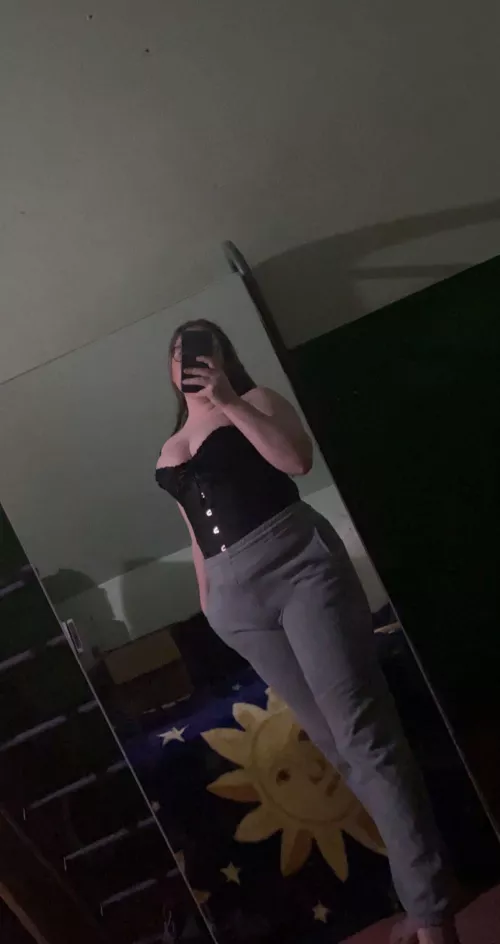 Someone help take this corset off ! by m00mymilkers