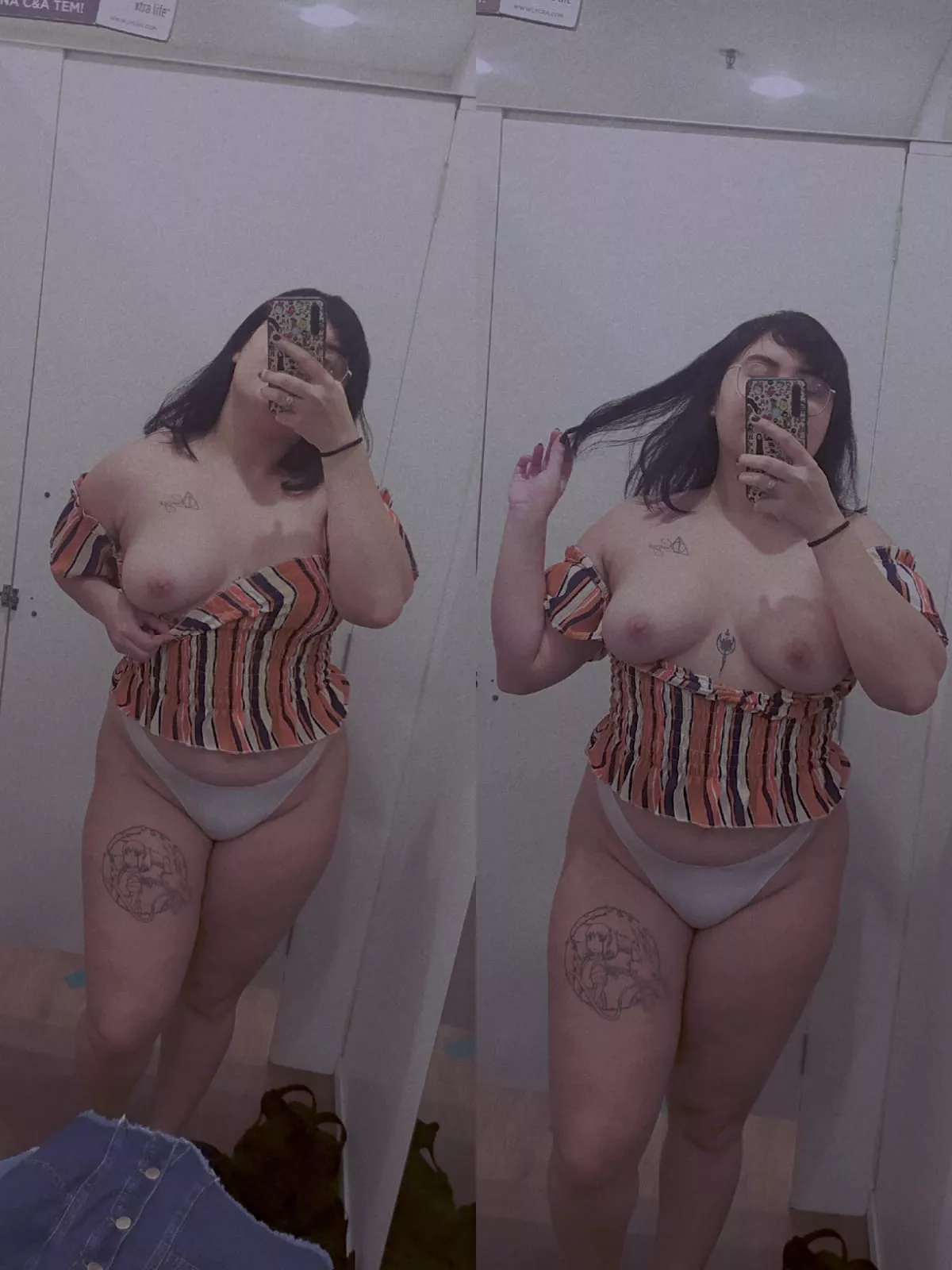 Someone here wanna fuck me in the changing room?🤭 posted by aurora-mi