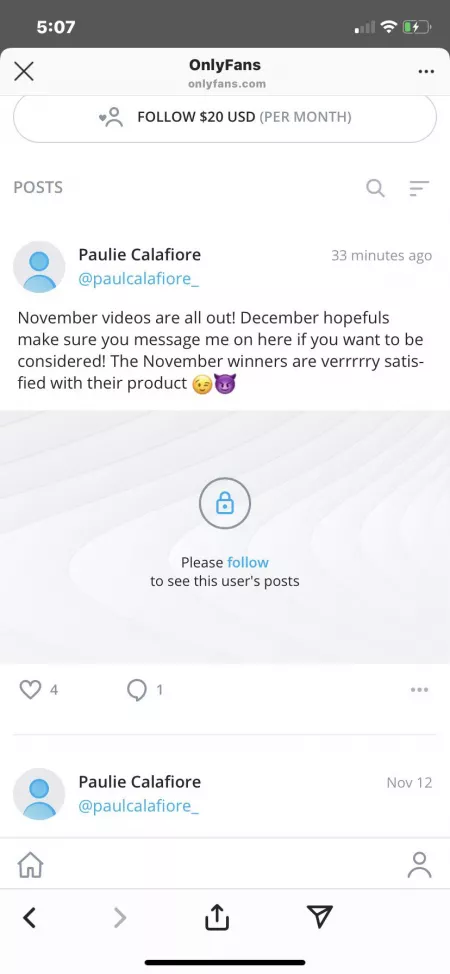 Someone post his recents by zacharythoden