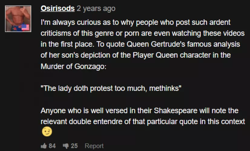 Someone quoted Hamlet on xvideos..... by InterestingBuy4233