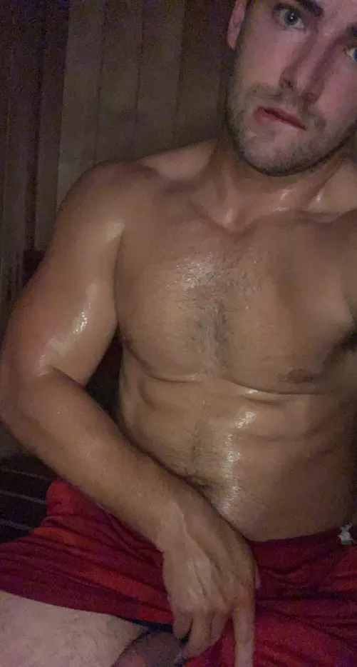 Someone saw me take this in the sauna 😈🥵 by FulllOfJizz