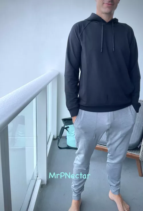 Someone told me they like grey sweatpants. Can’t remember who by MrPNectar