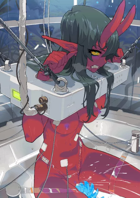 Someone’s trapped by asylumc