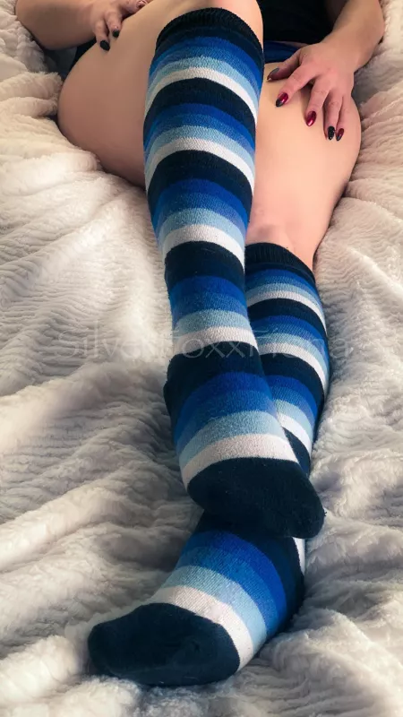 Something About Knee Socks Just Hits Different... by SilverFoxxxFiona