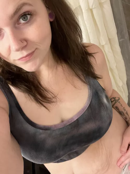 Something about tie dye matches my tattoos and eyes by bettygoesrawr