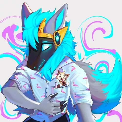 something in my pocket!!! for @ VegaKyln and @ kodapop_ done by me by eutumned