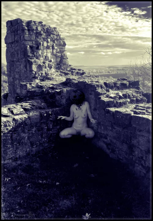 Something is hidden in the shadows…Happy Halloween💀🎃💋 by bennowolf84