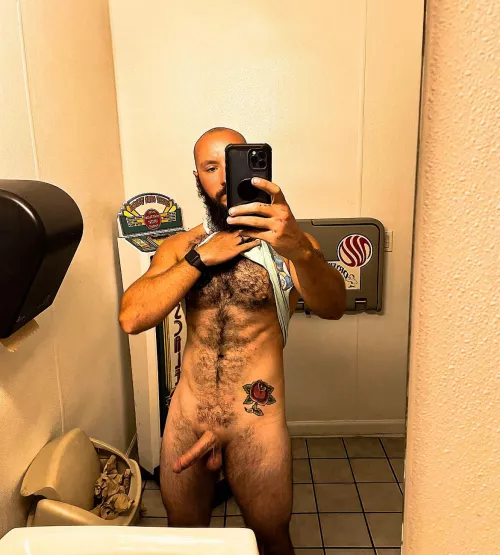 Sometimes a gas station bathroom is the best place to be. by kuzilla96