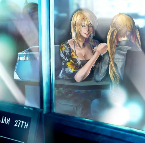 Sometimes I wish mother and daughter could reconcile and find some common ground. [Jessie and Tiffany Maye] [Fanart] [Art credit in comments] by ArmedNurse