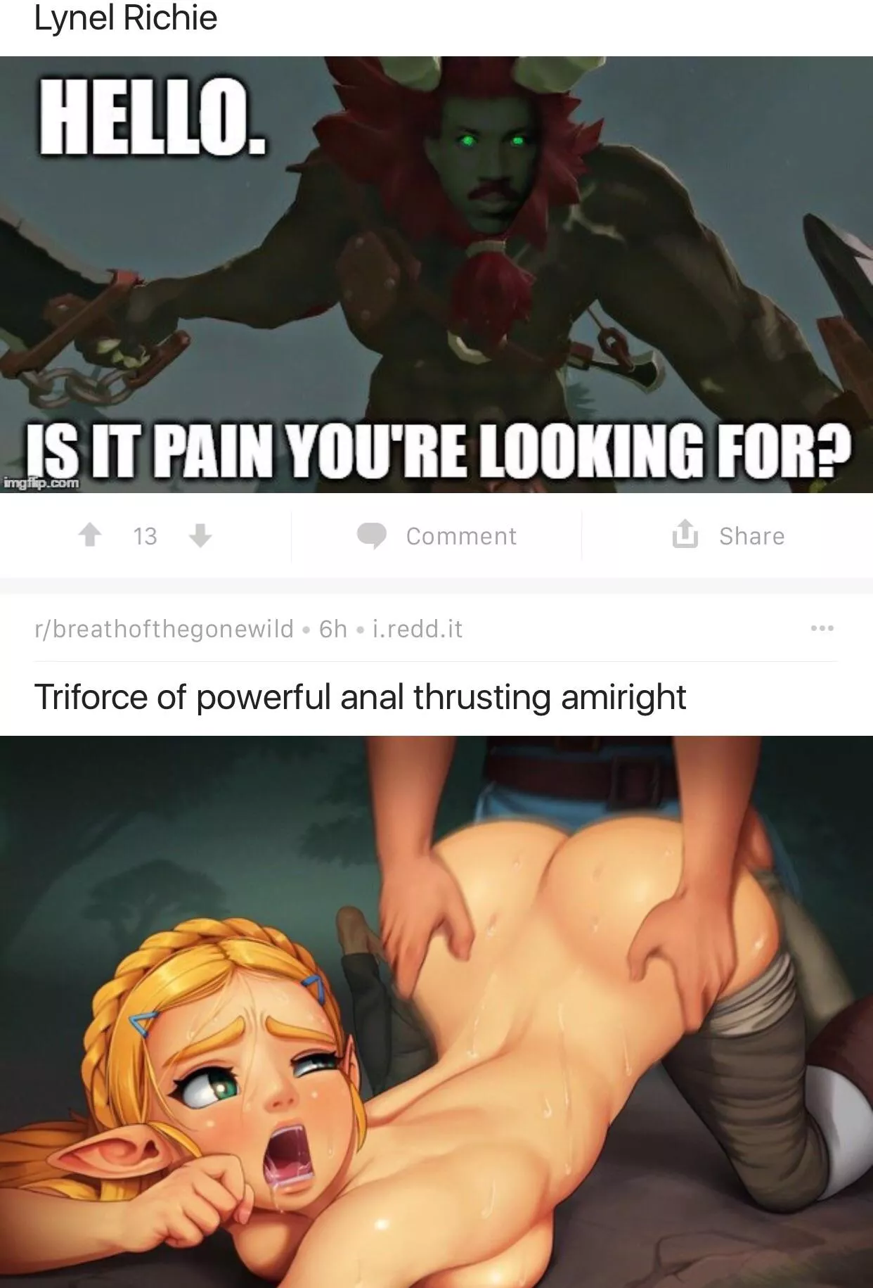 Sometimes, the feed makes its own jokes posted by Layab547