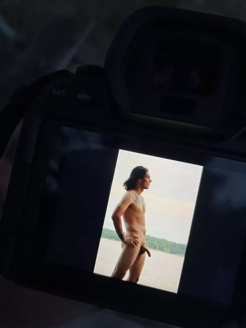 Sometimes you just have to let it all hang out infront of the water by Environmental-Soft14