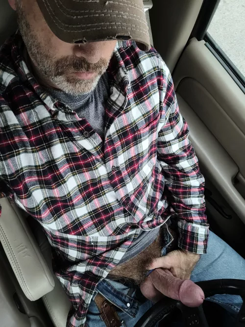 Sometimes you just have to pull it out and let him breath. Anyone want to ride shotgun? 😎💦💦💦 by Regdude1072