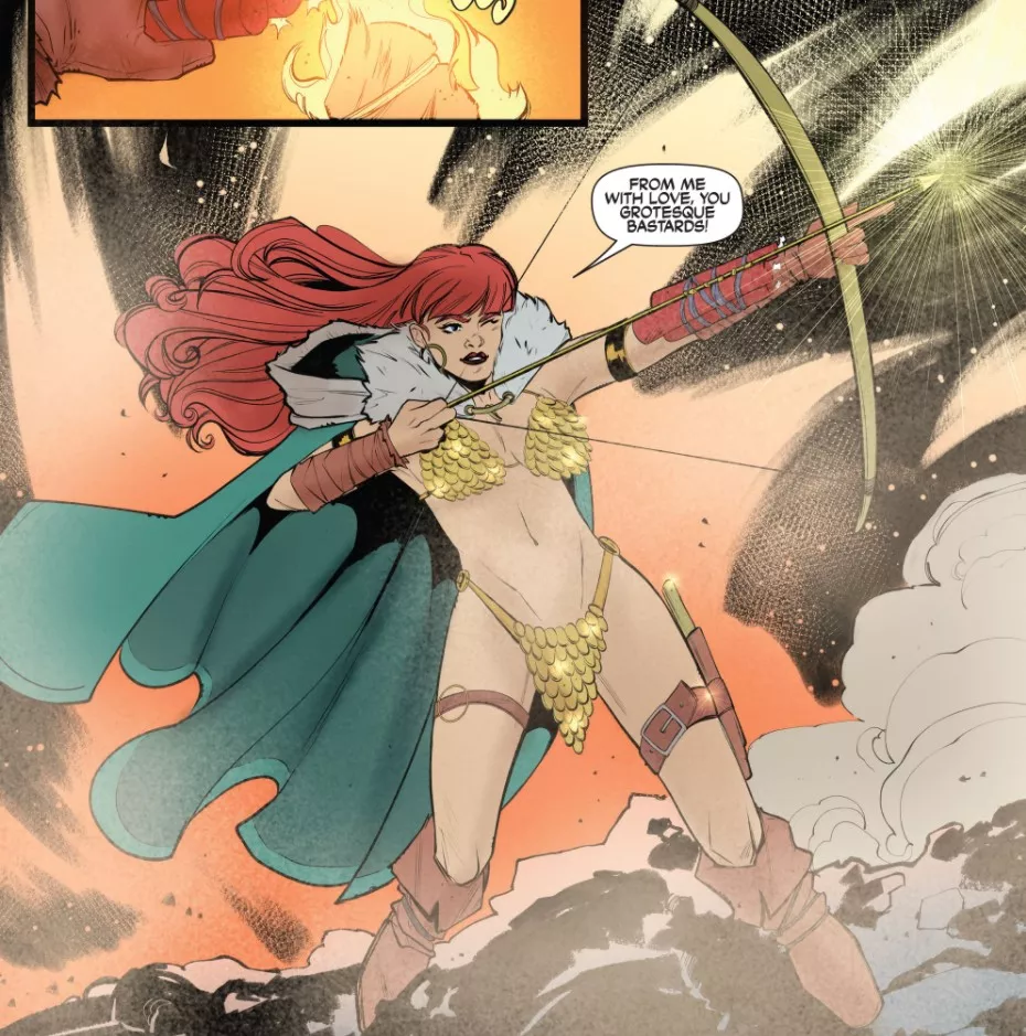 Sonja's Gold Armor [Red Sonja Valentine's Special] posted by lordhater1
