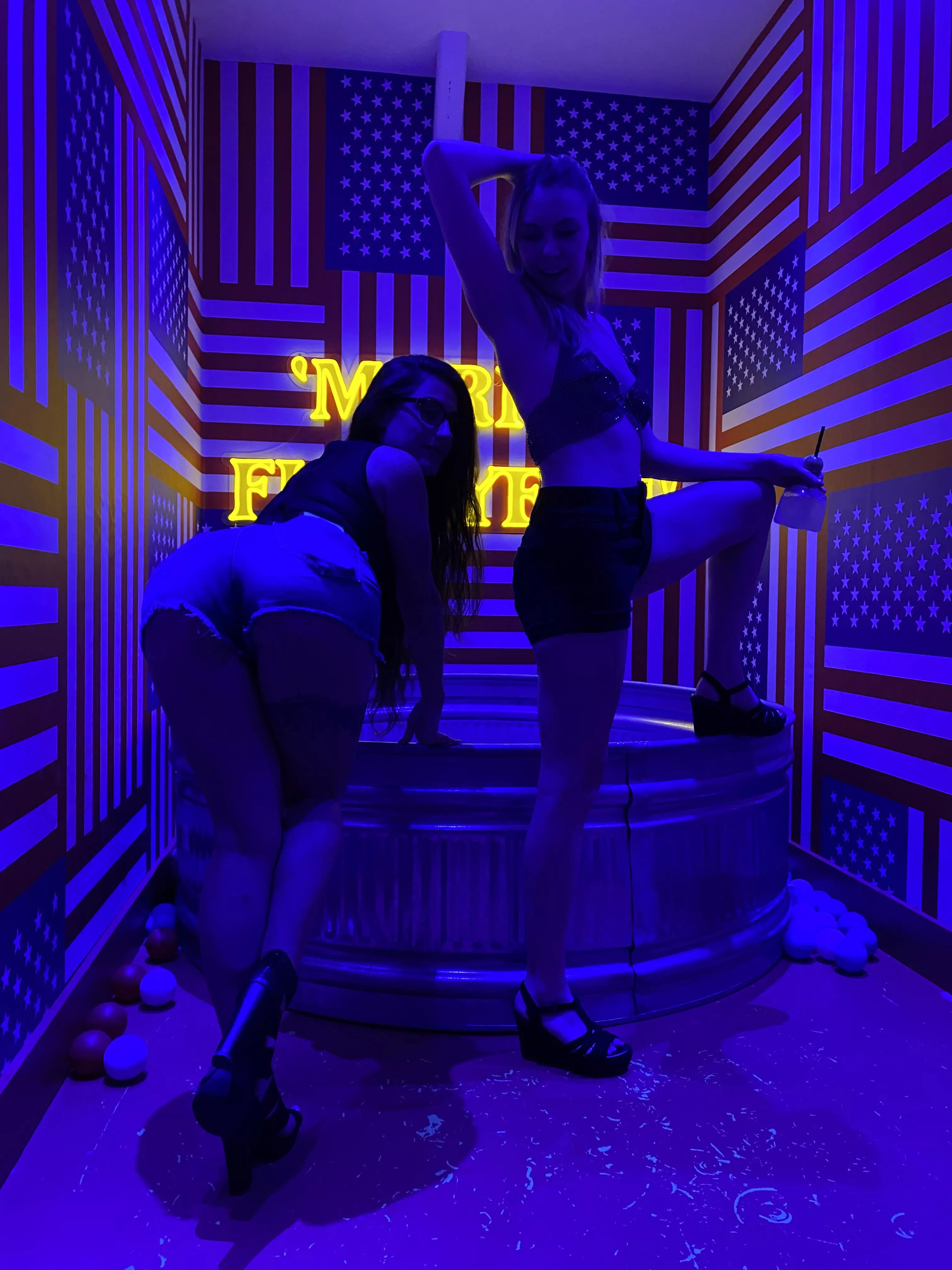 Soooo we got a little sloppy the other night lol! posted by naughty_evelyn