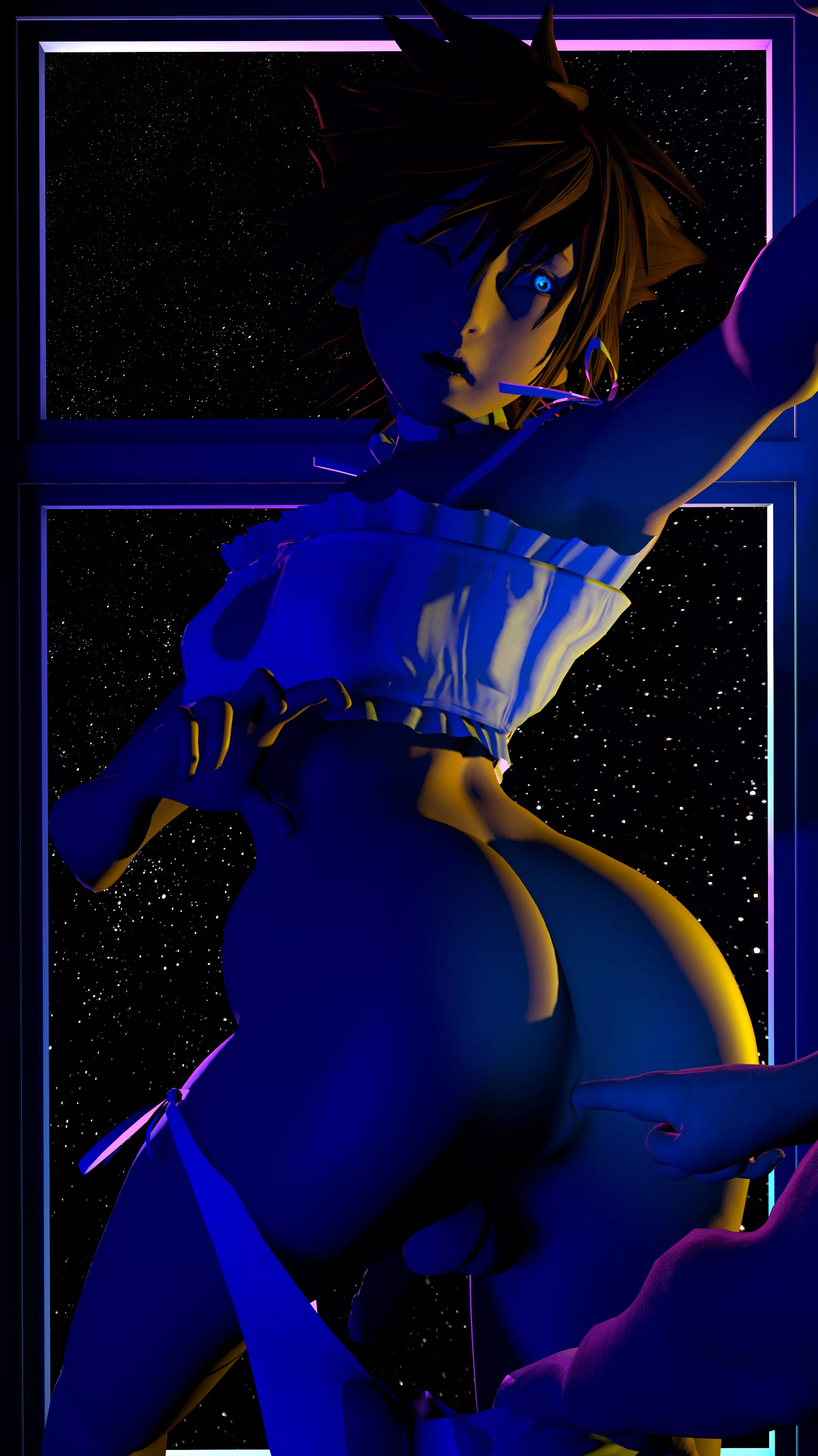 Sora getting fingered posted by RoyalBlueSissy