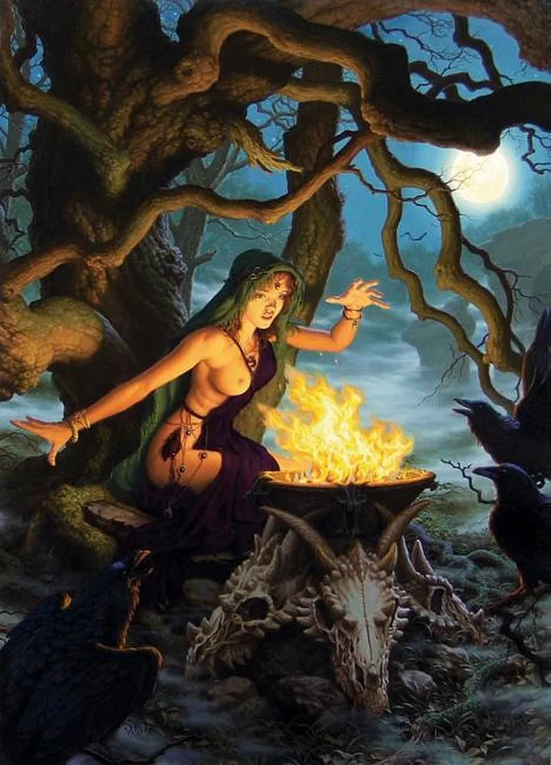 Sorceress by Raoul Vitale posted by Diffeomorphism