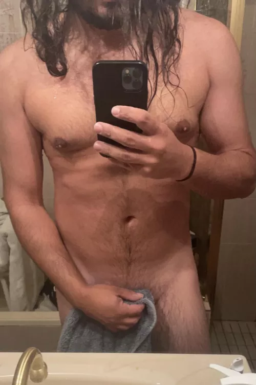 Sorry I can’t hear you, I’m wearing a towel 😜 by SydVicious20