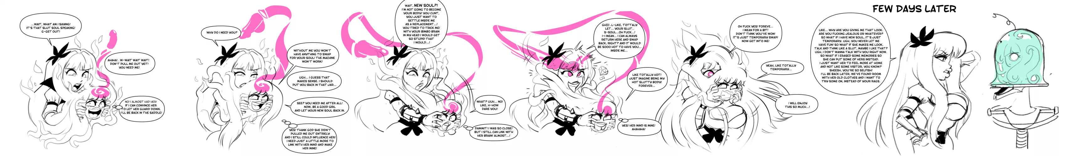 Soul Swap Machine Part 2 by HugoTheTroll (Bimbofication, Possession) by not4myprimary