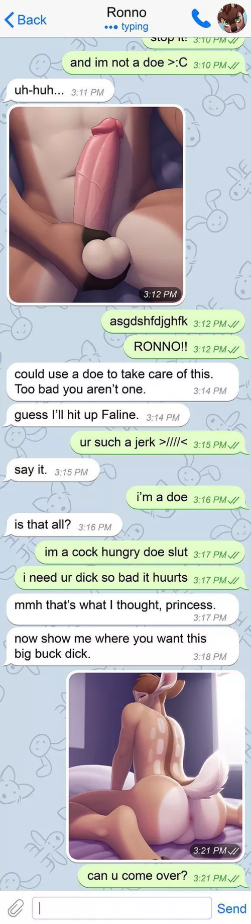 Sounds like something a doe would say... (SigmaX) by kinkykat977