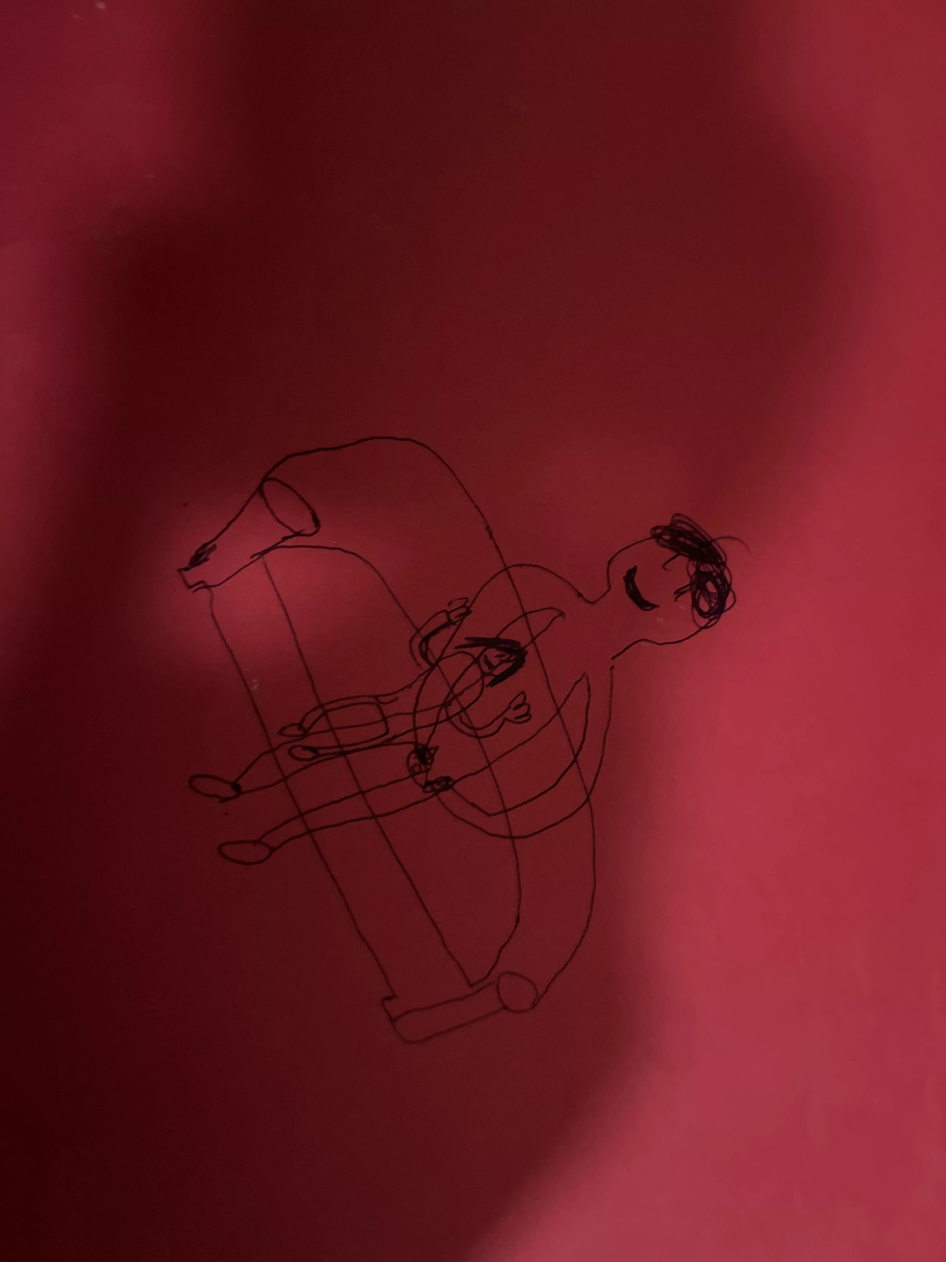 Sowwie for the bad drawling but it’s me and daddy hehe posted by FemboyFriday12