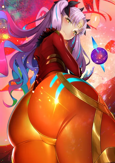 Space Ishtar Bodysuit Booty (Alcoholrang ) [Fate] by sequence_string