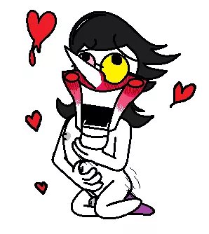 [Spamton] having some belly bulging fun (NegaPosi) posted by InvisibilityRin