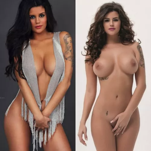 Spanish Model Lola Ortiz On Off by Expert_Green_6772