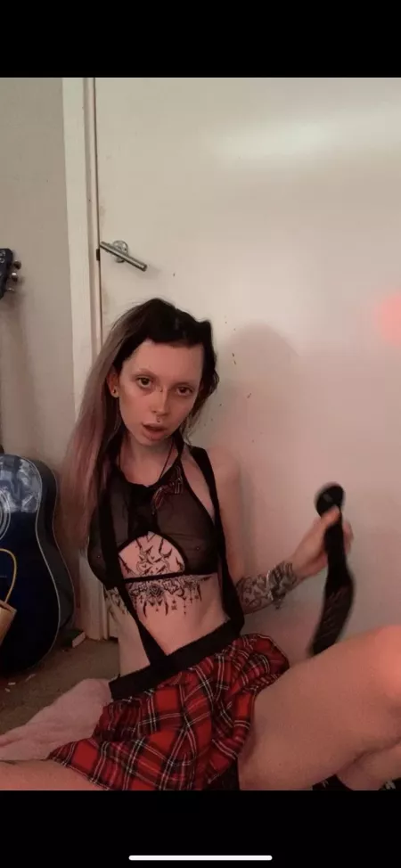 spank a gothic slut? by freakonaleash47