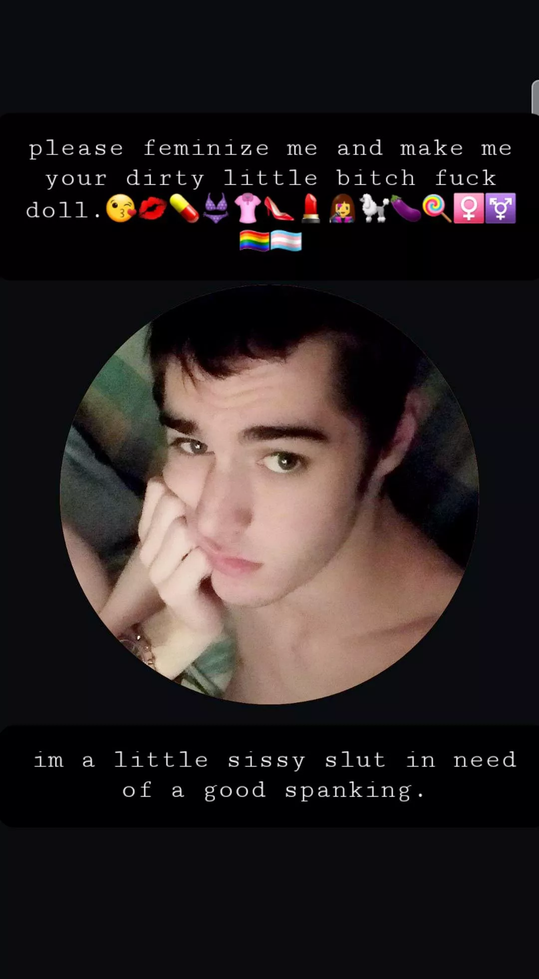 Spank me daddy. posted by Jfury8769