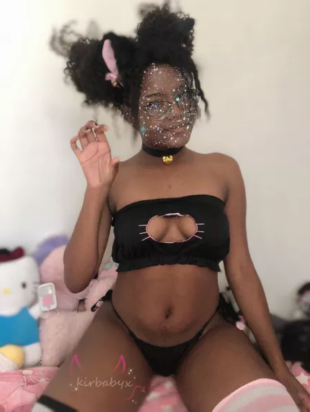 sparkly kitty >.< by kirbbyxo