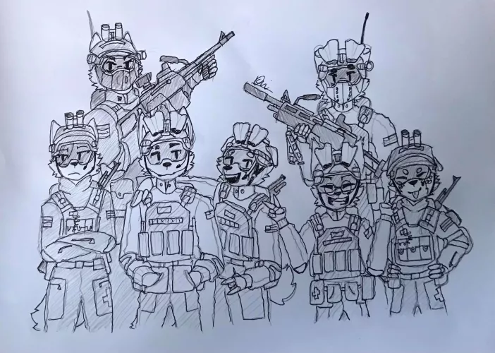 Spetsnaz x Navy Seals (art by me!) by ThatOneRcKid
